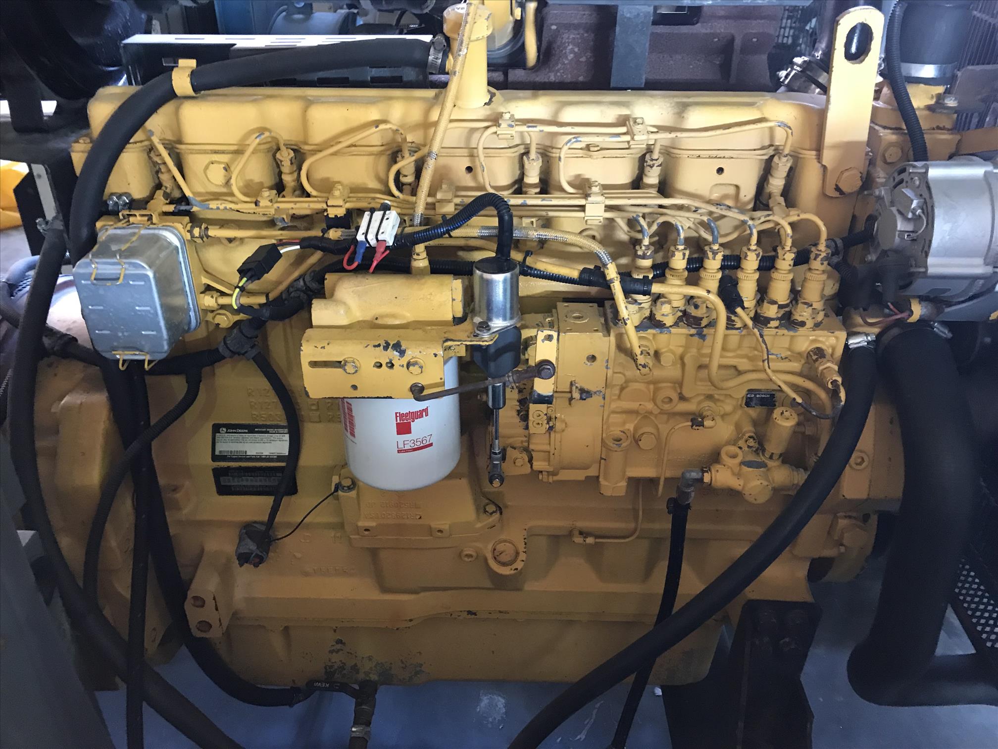 Aksa AJD 275 kVA, John Deere Motor, 2006 Model, 522 Saatte, Kabinsiz, Otomatik, Transfer Panosuz